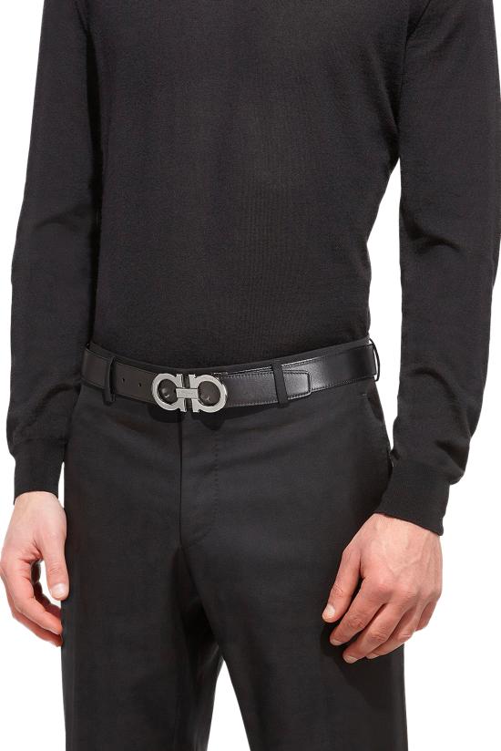 25SS 살바토레 페라가모 벨트 679710 686671 NERO HICKORY - SALVATORE FERRAGAMO