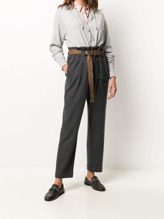  브루넬로 쿠치넬리 후드 티셔츠 M12169106C072 grey - BRUNELLO CUCINELLI