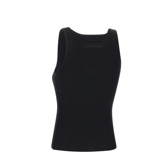 25SS 아이스 비 아이스버그 민소매 티셔츠 A018 95129000 Black - ICE B ICEBERG