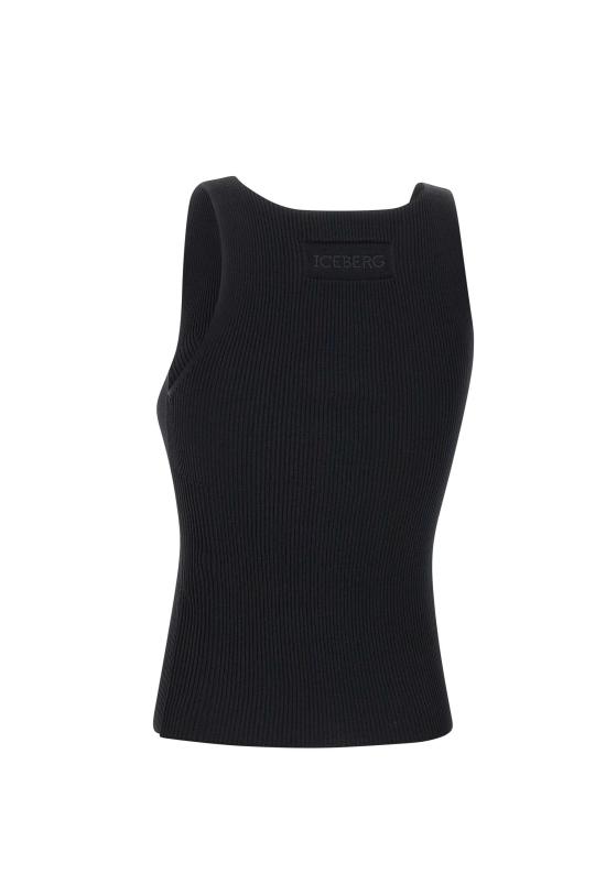 25SS 아이스 비 아이스버그 민소매 티셔츠 A018 95129000 Black - ICE B ICEBERG