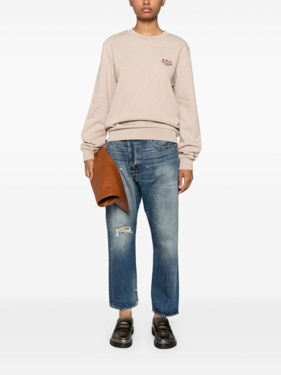  아페쎄 긴팔 티셔츠 24H1COHBVM27913 beige - A.P.C.