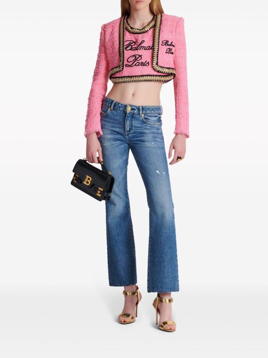  발망 자켓 CF0SD155CE90 pink - BALMAIN