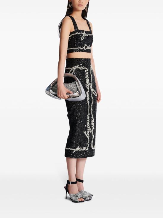  발망 토트백 EN1DB903KPHX - BALMAIN