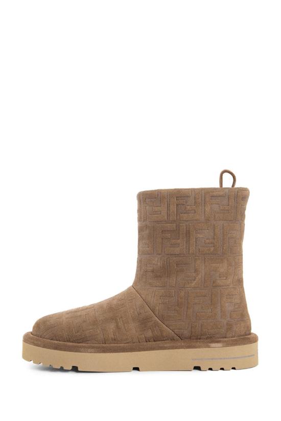 25FW 펜디 아프레 시크 FF 스웨이드 로우 부츠 8T8606ASA1 F0C23 BROWN - FENDI