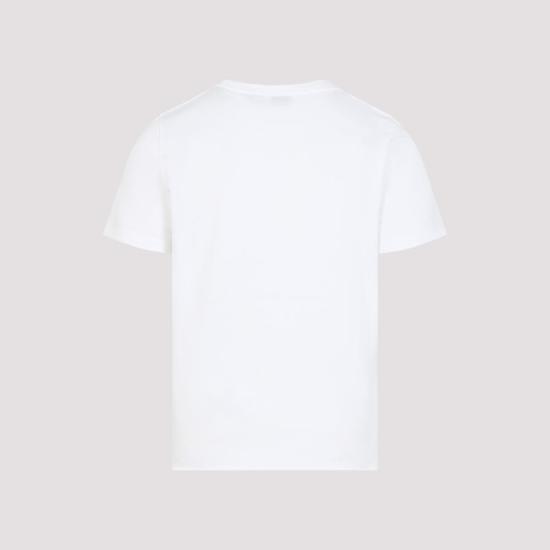 25FW 생로랑 반팔 티셔츠 464572 YB2DQ 9000 WHITE - SAINT LAURENT