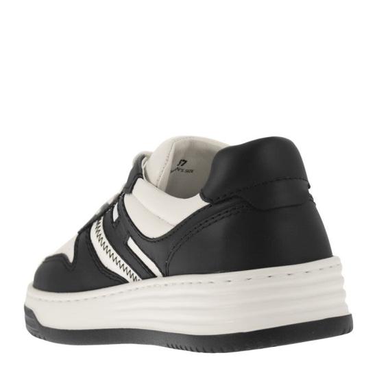 25SS 호간 스니커즈 HXM6300EU50R37 WHITE BLACK - HOGAN