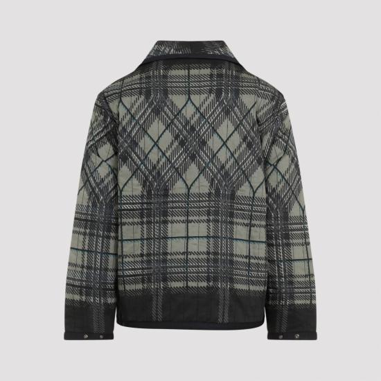 24FW 크레이그 그린 자켓 CGAW24CWOJKT68 BLACK PLAID - CRAIG GREEN