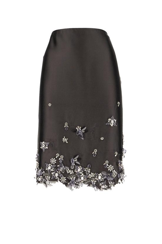 25SS 프라다 스커트 P181YR16L8 F0031 Grigio