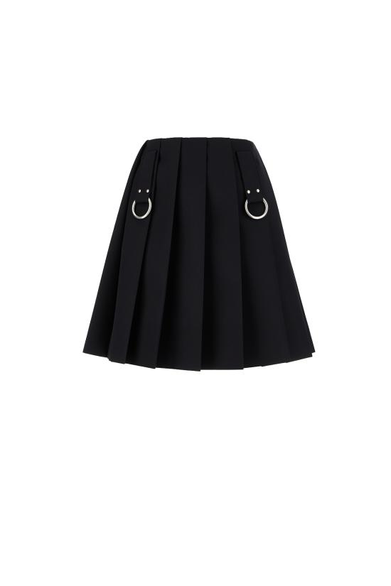 25SS 프라다 숏 스커트 P185Y108N F0008 BLEU