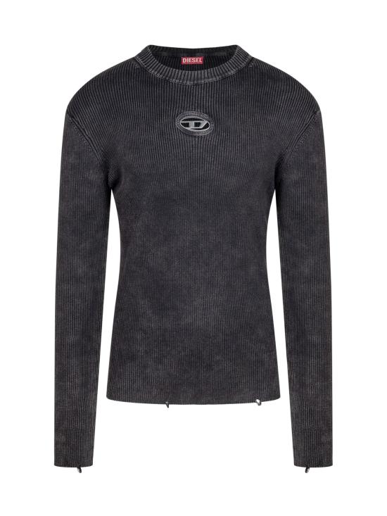 25SS 디젤 스웨터 A175120AKBQ 900 BLACK