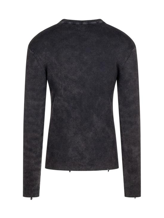 25SS 디젤 스웨터 A175120AKBQ 900 BLACK - DIESEL