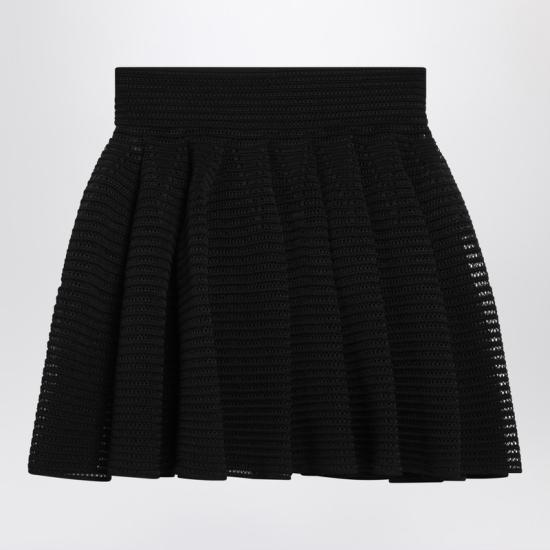 25SS 알라이아 스커트 AA9J2249K008ACO Black - ALAIA