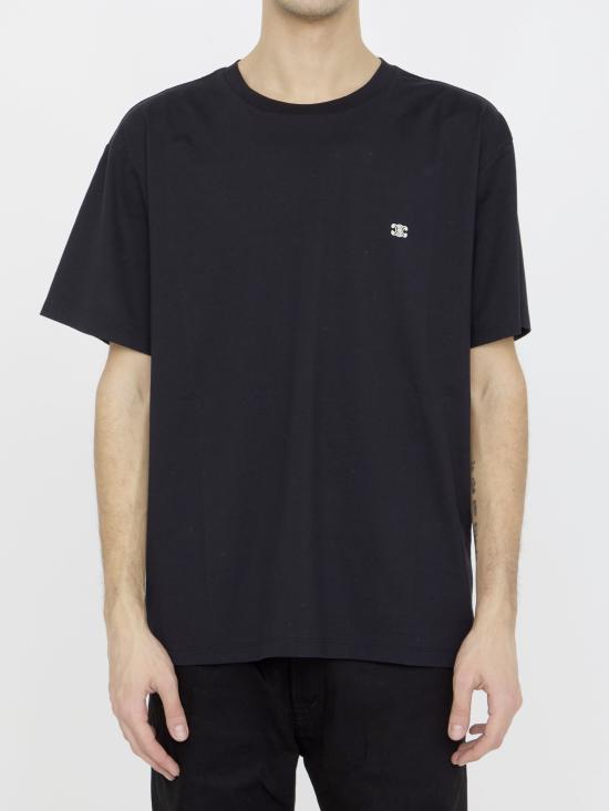 25SS 셀린느 반팔 티셔츠 2X04I671Q BLACK