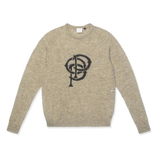  팝 트레이딩 컴퍼니 스웨터 POPM241PRST005GR SESAME DOM