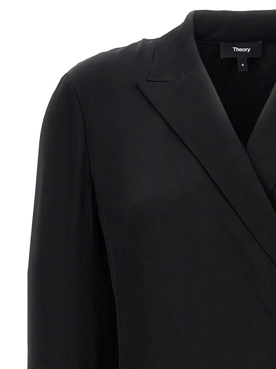  띠어리 롱 원피스 O1102608001 BLACK DOM - THEORY