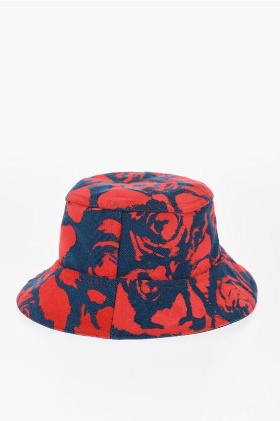  버버리 버킷햇 8082576 B7308 INDIGO PILLAR Blu Rosso - BURBERRY