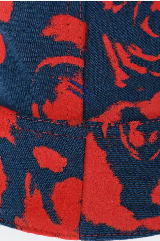  버버리 버킷햇 8082576 B7308 INDIGO PILLAR Blu Rosso - BURBERRY