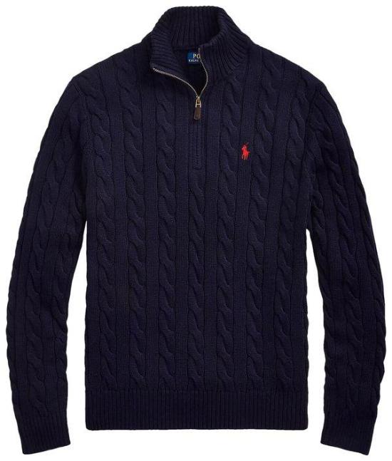 25FW 폴로 랄프로렌 긴팔 티셔츠 710810841001 HUNTER NAVY DOM