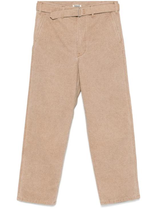  오라리 스트레이트 팬츠 A24AP03HG LIGHTBROWN DOM