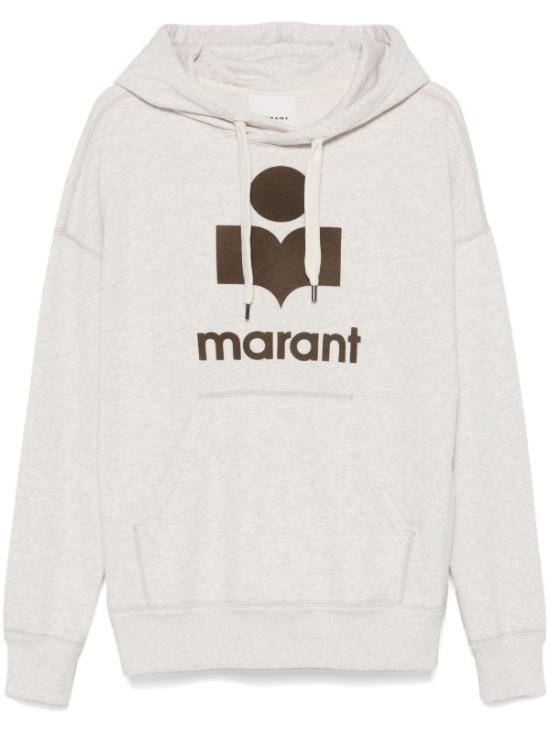 25SS 이자벨마랑 마일리 로고 후드 티셔츠 SW0027HAB1M18HECCA ECRU CAMEL DOM