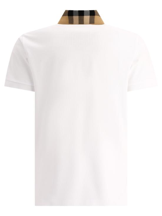 25SS 버버리 코튼 폴로 셔츠 8071621 WHITE DOM - BURBERRY