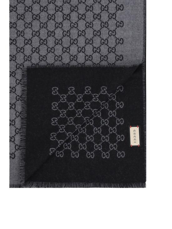 26FW 구찌 GG 자카드 울 머플러 3912464G200 1160 GREY - GUCCI