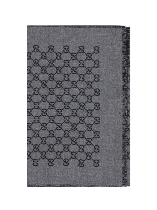 26FW 구찌 GG 자카드 울 머플러 3912464G200 1160 GREY