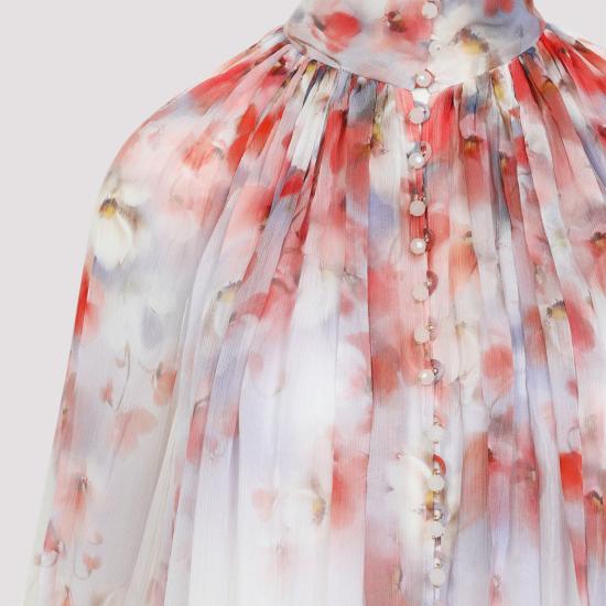 25SS 짐머만 블라우스/셔츠 5768TR251 SCAFLO SCARLET FLORAL - ZIMMERMANN