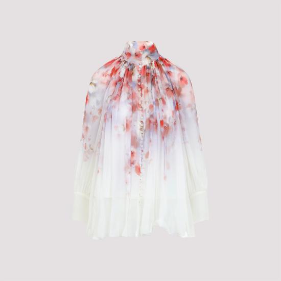 25SS 짐머만 블라우스/셔츠 5768TR251 SCAFLO SCARLET FLORAL - ZIMMERMANN