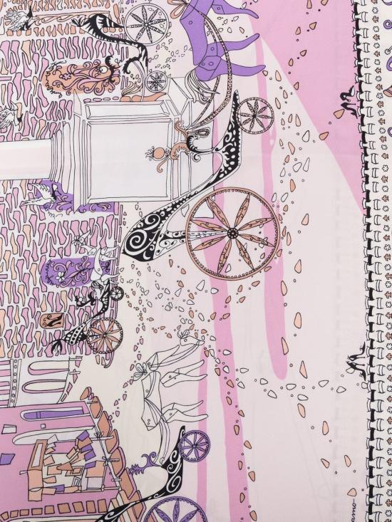 24FW 살바토레 페라가모 머플러/스카프 311595 0999186 ROSA AVORIO - SALVATORE FERRAGAMO