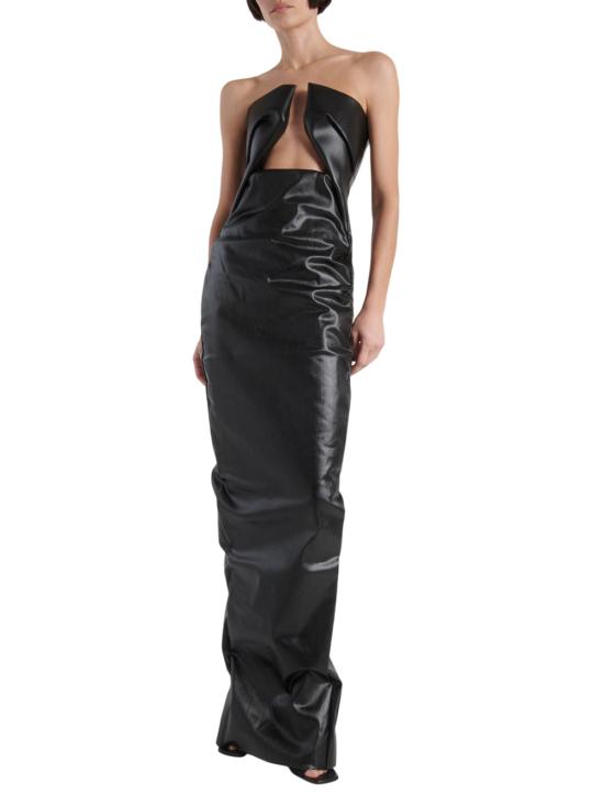 25SS 릭 오웬스 롱 원피스 RP01E7528SCT BLACK 09 - RICK OWENS
