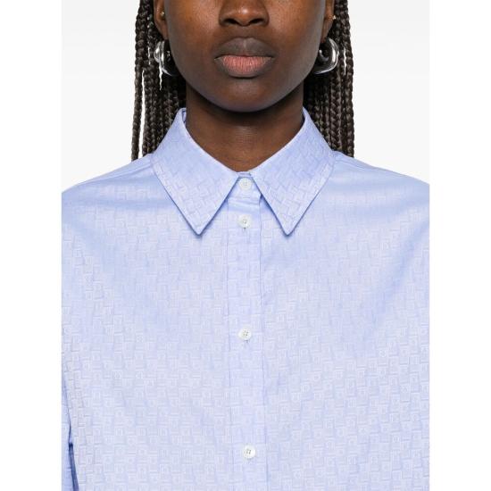 25SS 살바토레 페라가모 셔츠 13G780 0781857 CEBEI BLUE - SALVATORE FERRAGAMO