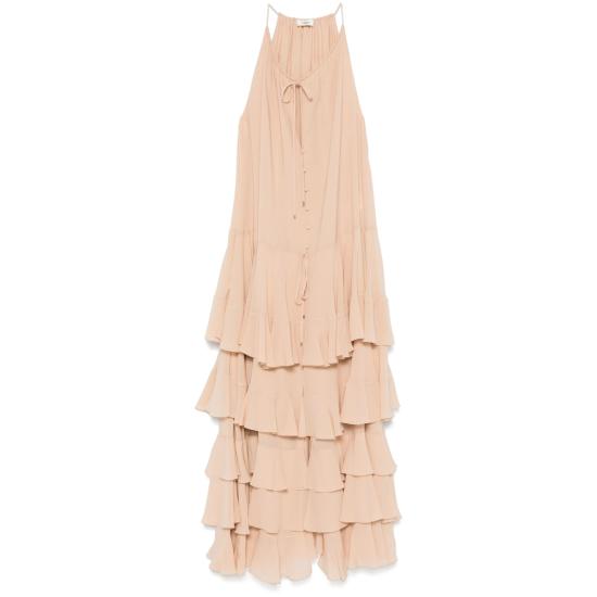 25SS 끌로에 롱 원피스 25SRO54117 27A NEUTRALS