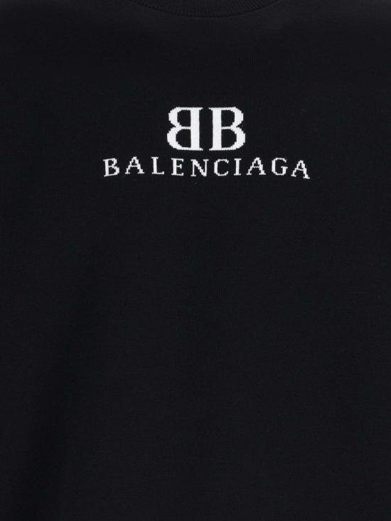 25SS 발렌시아가 긴팔 티셔츠 818420 T1725 1070 Black - BALENCIAGA