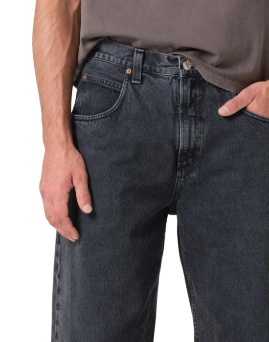 25SS 에이골디 / 남성 다크 워시 와이드 하이 웨이스트 퓨전 데님 팬츠 A662B 1207 BPG - AGOLDE