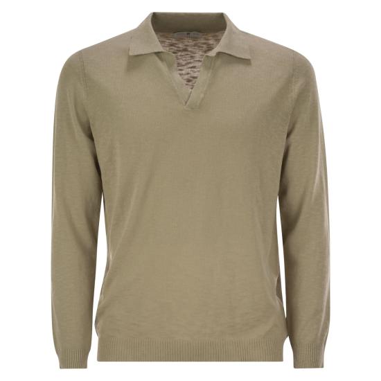 25SS 피티토리노 폴로 티셔츠 TL4TPL100ALS 52MGU BEIGE