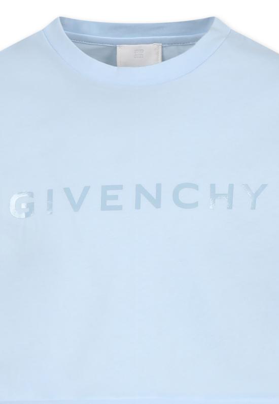 25SS [키즈] 지방시 티셔츠 H30798 772 LIGHT BLUE - GIVENCHY