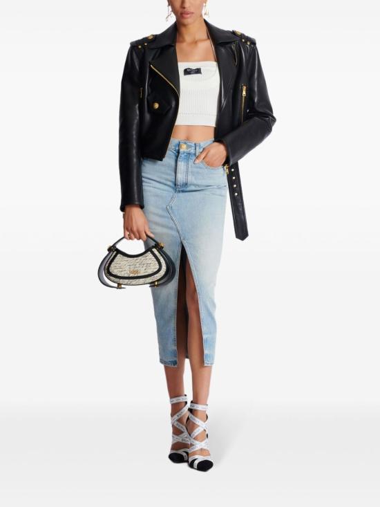 25SS 발망 민소매 티셔츠 EF1AA380KI10 0FA White - BALMAIN