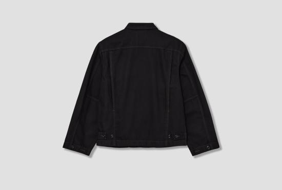 25SS 르메르 자켓 BOXY JACKET - HEAVY BLACK DENIM OW306 LD1031 블랙 - LEMAIRE