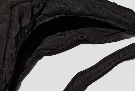 25SS 르메르 숄더백 작은 소프트 게임백 - WR 나일론 캔버스 BG293 LF1330 다크 브라운 - LEMAIRE