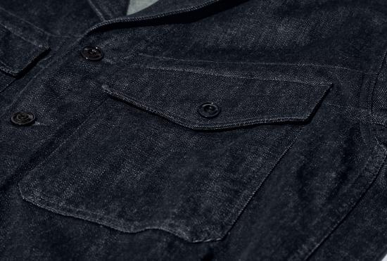 25SS 르메르 자켓 트러커 재킷 - 헤비 인디고 데님 OW1142 LD068 블루 - LEMAIRE