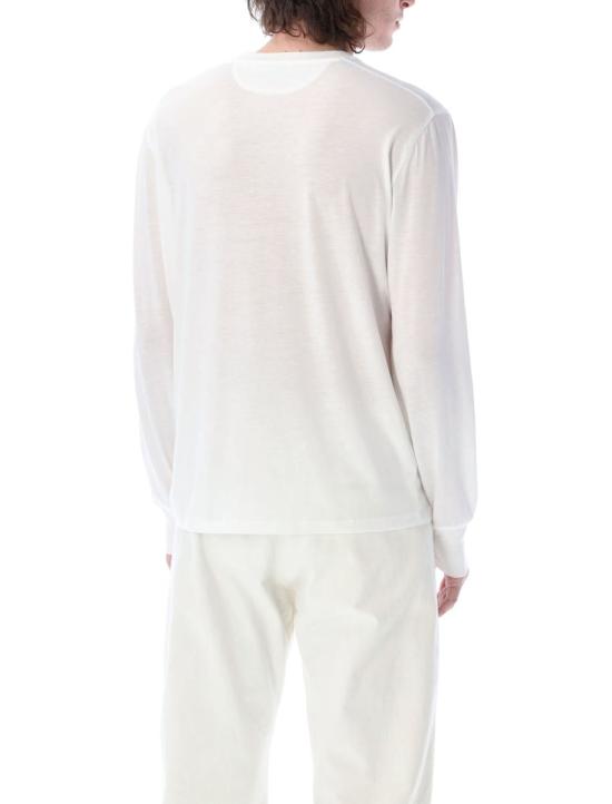 25SS 톰포드 긴팔 티셔츠 25PJCL006JMT002S23 AW002 WHITE - TOMFORD