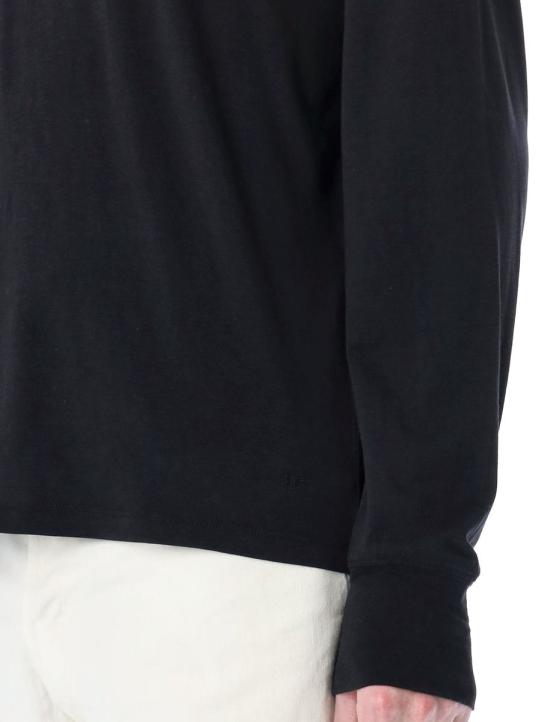 25SS 톰포드 긴팔 티셔츠 25PJCL006JMT002S23 LB999 Black - TOMFORD