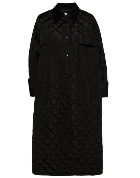 25SS 프라다 코트 24194020 F0002 NERO Black