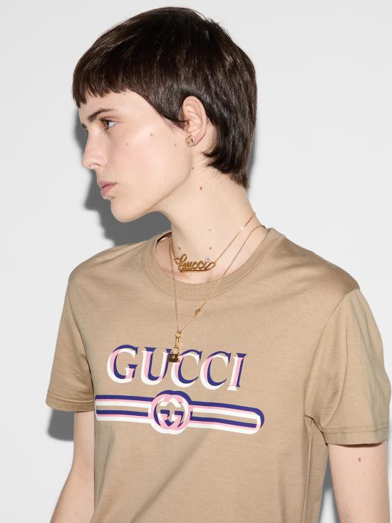 25SS 구찌 반팔 티셔츠 798764XJG6X 2397 Beige - GUCCI