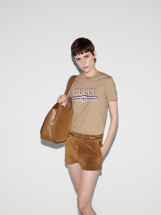 25SS 구찌 반팔 티셔츠 798764XJG6X 2397 Beige - GUCCI