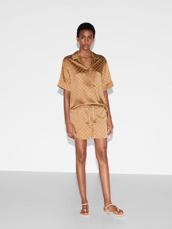 25SS 구찌 셔츠 814927ZAQKJ 2031 Beige - GUCCI