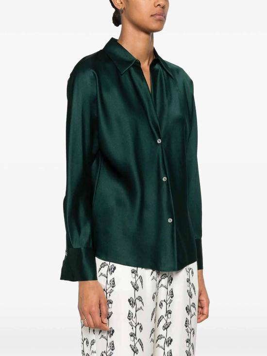25FW 빈스 블라우스 V055413024377 Green - VINCE