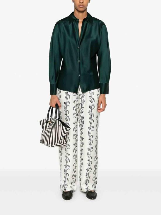 25FW 빈스 블라우스 V055413024377 Green - VINCE