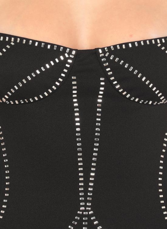 25SS 디 아티코 숏 원피스 250WCA00401 PLL002TA100 Black - THE ATTICO